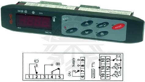 WC23YI0TED701 ELIWELL 730 SHORT Electronic controls for 